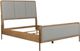 Coaster® Arini Sand Wash/Grey Eastern King Upholstered Panel Bed-1