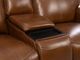 Honey Triple Power Console Loveseat-2
