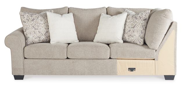 Benchcraft® Baranello 3-Piece Stone Right-Arm Facing Sofa Sectional and Chaise-1