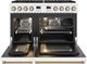 Thor Kitchen A Series 48" White Matte Pro Style Gas Range with Bronze Hardware-1