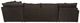 Jackson Furniture Galaxy 4-Piece Chocolate Left Side Facing U-Shape Chaise Sectional-3
