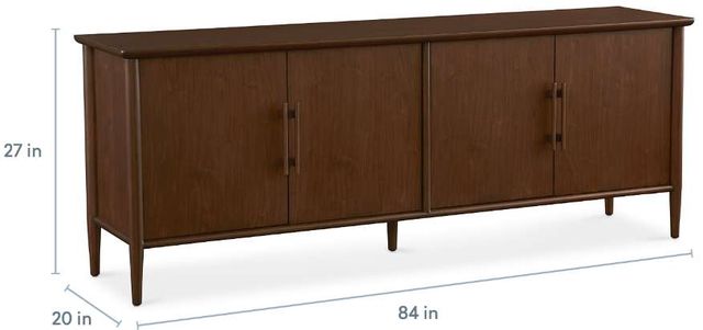 Bassett® Furniture Copenhagen Espresso Sideboard-3