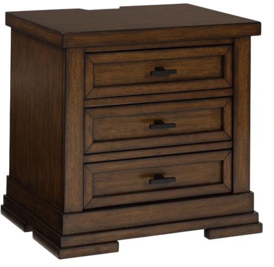 Signature Design by Ashley® Taffenbrook Medium Brown Nightstand-0