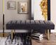 TOV Furniture Jax Grey Velvet Bench-4