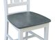 John Thomas Furniture® Dining Essentials San Remo Heather Gray/White Chair-1
