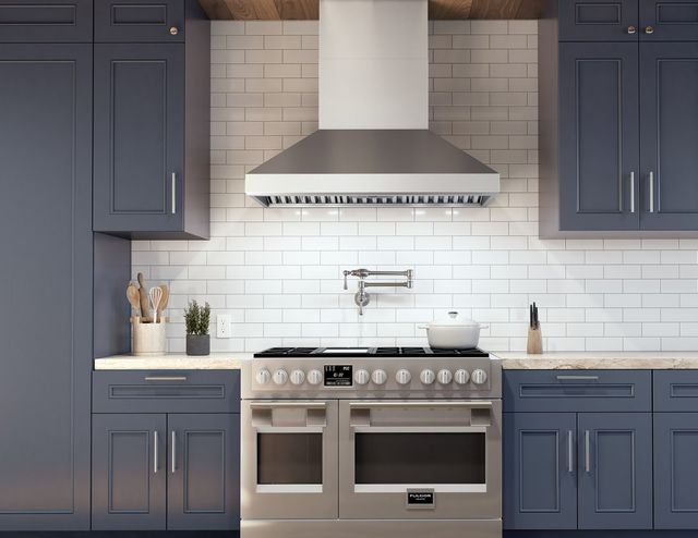 Zephyr Titan Pro Wall 42" Stainless Steel Wall Mounted Range Hood with TruHue™-1