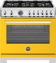 Bertazzoni Professional Series 36" Giallo Glossy Pro Style Gas Range-0