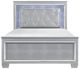 Homelegance® Allura Silver Full Panel Bed with LED Lighting-2