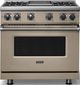 Viking® 7 Series 36" Nantucket Pro Style Natural Gas Range with Griddle-0