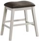 Furniture of America® Heidelberg 2-Piece Dark Gray/Off-White Counter Stool Set-0