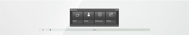 Miele 23.44" Brilliant White Built In Coffee Machine-1