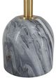 A & B Home Gray Decorative Side Table with Gold Base-4