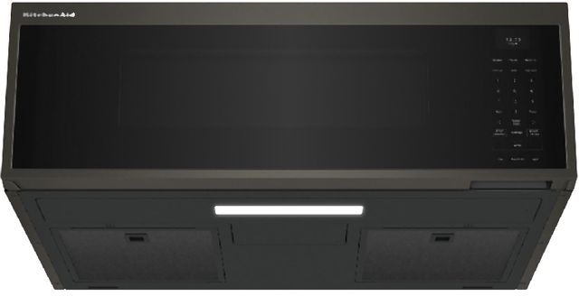 KitchenAid® 30" 1.1 Cu. Ft. Black Ore Over the Range Microwave-1