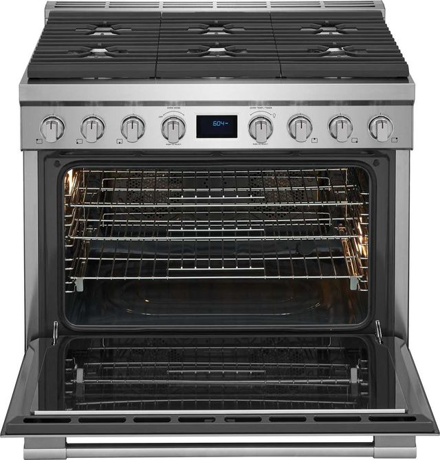 Frigidaire Professional® 36'' Stainless Steel Pro Style Dual Fuel Natural Gas Range-8