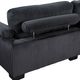 Homelegance® Traverse 4-Piece Black 135" Modular Sectional with Ottoman-3