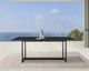 Armen Living Grand Black Outdoor Patio Dining Table-2