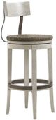 Lexington Home Oyster Bay Merrick Light Oyster Shell Swivel Bar Stool-0
