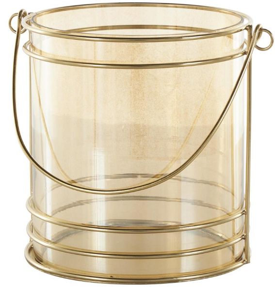 Deco Marche Gold 8" Candle Lantern-2