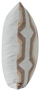 A & B Home Beige/Brown/White Throw Pillow-4