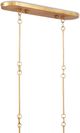 Currey & Company Grand Lotus Comtemoprary Gold Leaf/Sugar White Chandelier-3