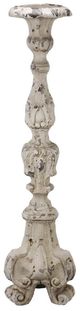 A & B Home Magnesia White 27" Candle Holder-0