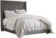 Signature Design by Ashley® Coralayne 6-Piece Gray King Upholstered Bed Set-1