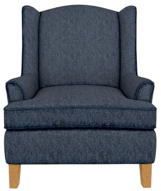 Best® Home Furnishings Customizable Field & Stream Home Andrea Wing Back Chair with Honey Birch Legs-1