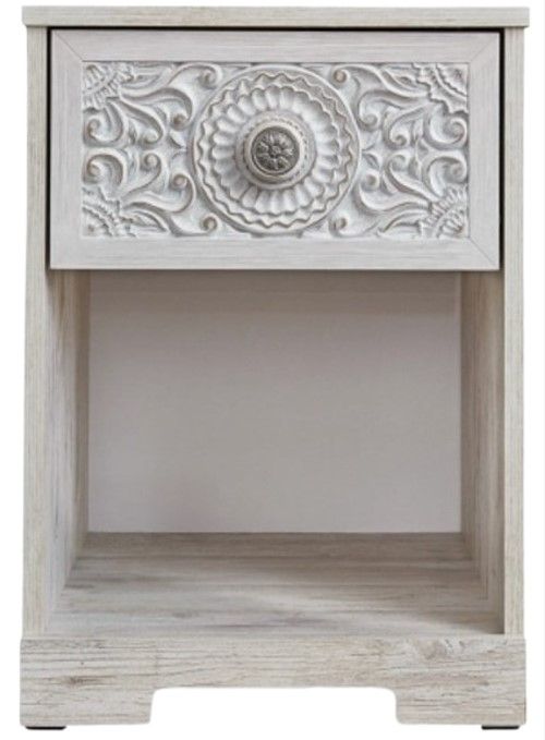 Signature Design by Ashley® Paxberry Whitewash Nightstand-1