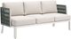 Zuo® Modern Bridgehampton White Aluminum Outdoor Sofa-0