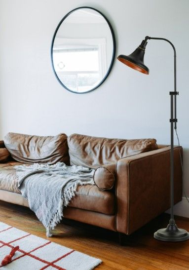 Cal® Lighting & Accessories Taranto Dark Bronze Metal Adjust Able Floor Lamp-1