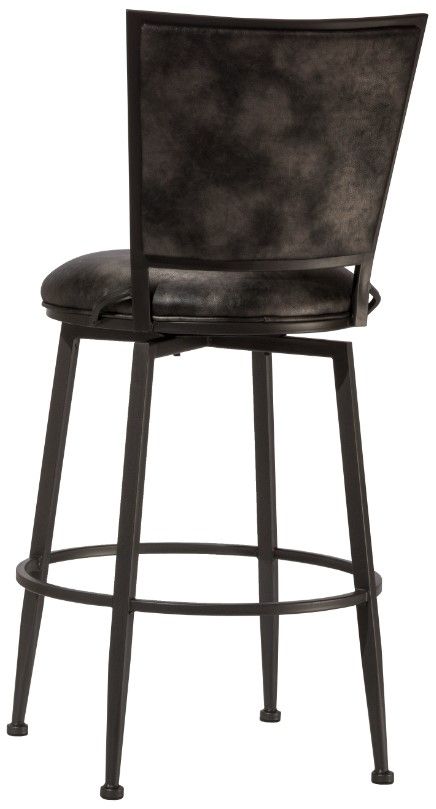 HH2 Home Rockvale Charcoal Swivel Counter Stool-1
