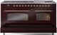 Ilve® Nostalgie II Series 60" Burgundy Pro Style Dual Fuel Range-4