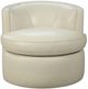 Craftmaster® Customizable CM Leather 32" Swivel Chair-5