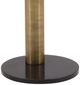 Dovetail Furniture Yara Black Large End Table with Black/Gold Base-5