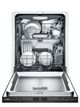Bosch® 800 Series 24" Built In Dishwasher-Black-1