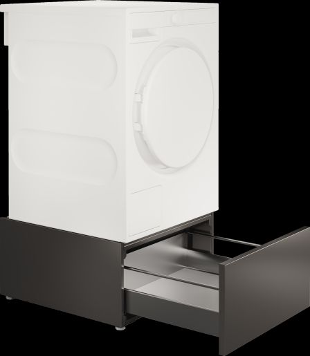 ASKO 24" W x 13" H Titanium Laundry Pedestal-2