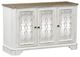 Liberty Furniture Magnolia Manor Antique White/Weathered Bark Hall Console-0