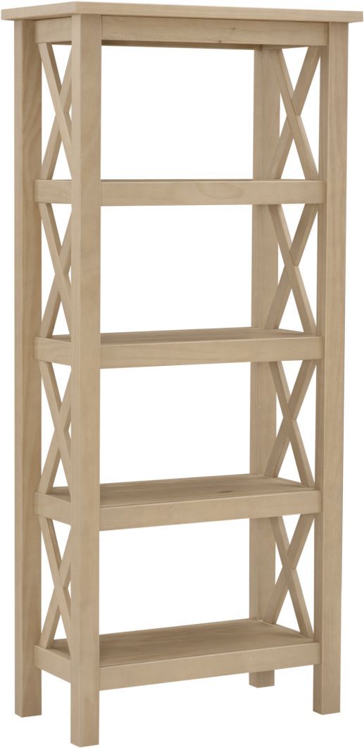 Linon Davis Driftwood Bookcase-0