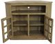American Heartland Manufacturing Rustic Tall Curve Corner TV Stand-1