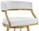 Armen Living Saturn Gold/White Counter Stool-3