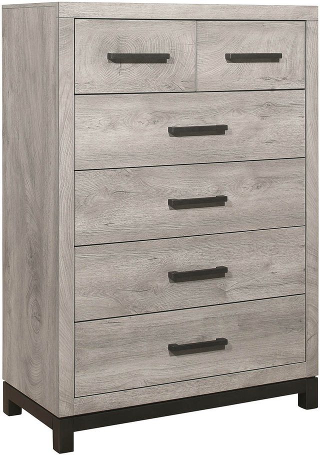 Mazin Furniture Zephyr Gray/Light Gray Chest-0