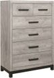 Mazin Furniture Zephyr Gray/Light Gray Chest-0
