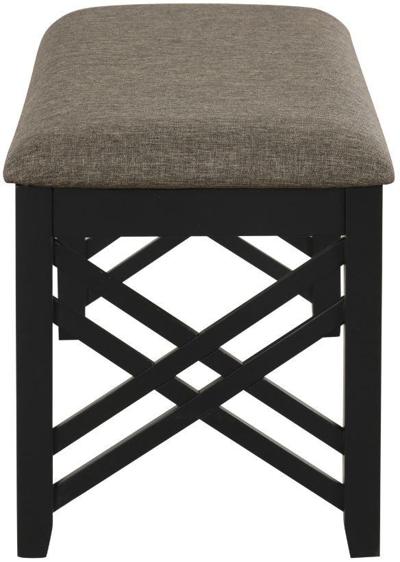 New Classic® Home Furnishings Potomac Black/Brown Bench-3
