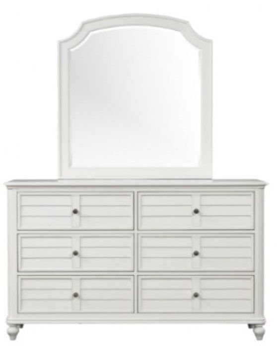 Furniture of America® Whitehaven Antique White Dresser-3