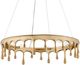 Currey & Company Sasha Bikoff Liquid Gold Polished Brass Chandelier-3