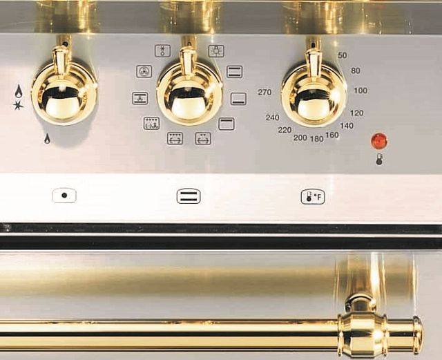 LOFRA® Dolcevita 60" Stainless Steel Pro Style Dual Fuel Range-2