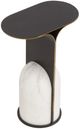 Fairfield® Sundries Solstice Antique Bronze Drink Table with White Base-4