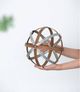 A & B Home Brown/Gray 8" Decorative Ball-5