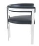 VIG Furniture Modrest Pontiac Black/Stainless Steel Dining Chair-1