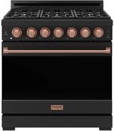 Black, Rose Gold